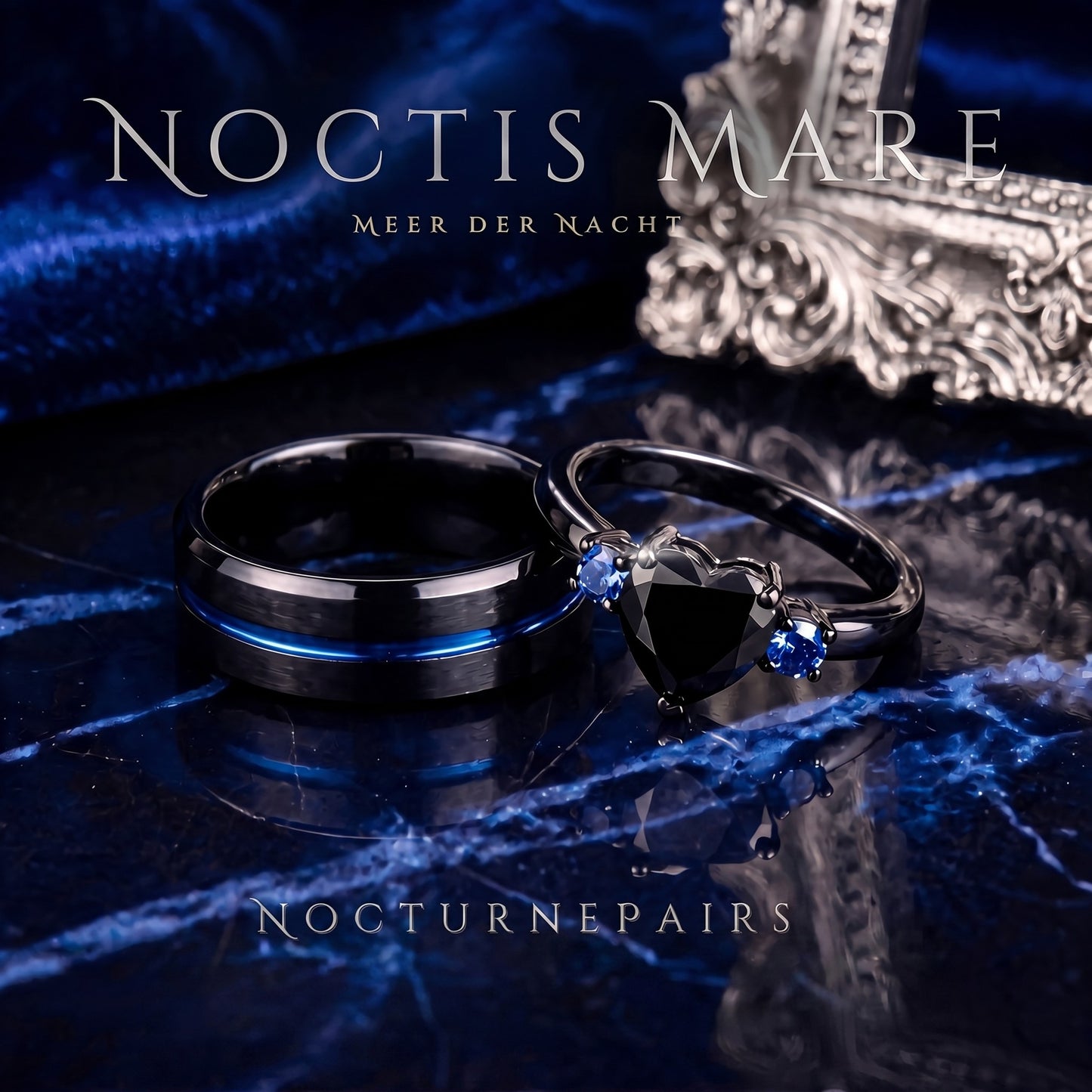 Silver Rose Bracelet – Lunar Gothic Mystic Night Collection