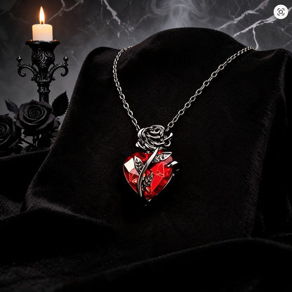 Silver Rose Bracelet – Lunar Gothic Mystic Night Collection