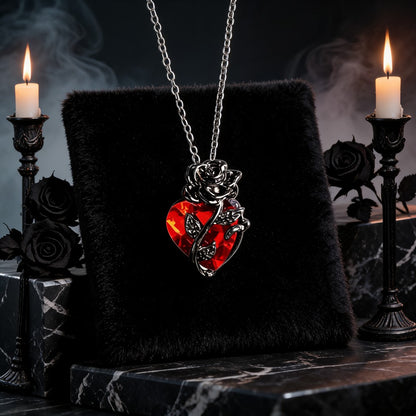 Silver Rose Bracelet – Lunar Gothic Mystic Night Collection