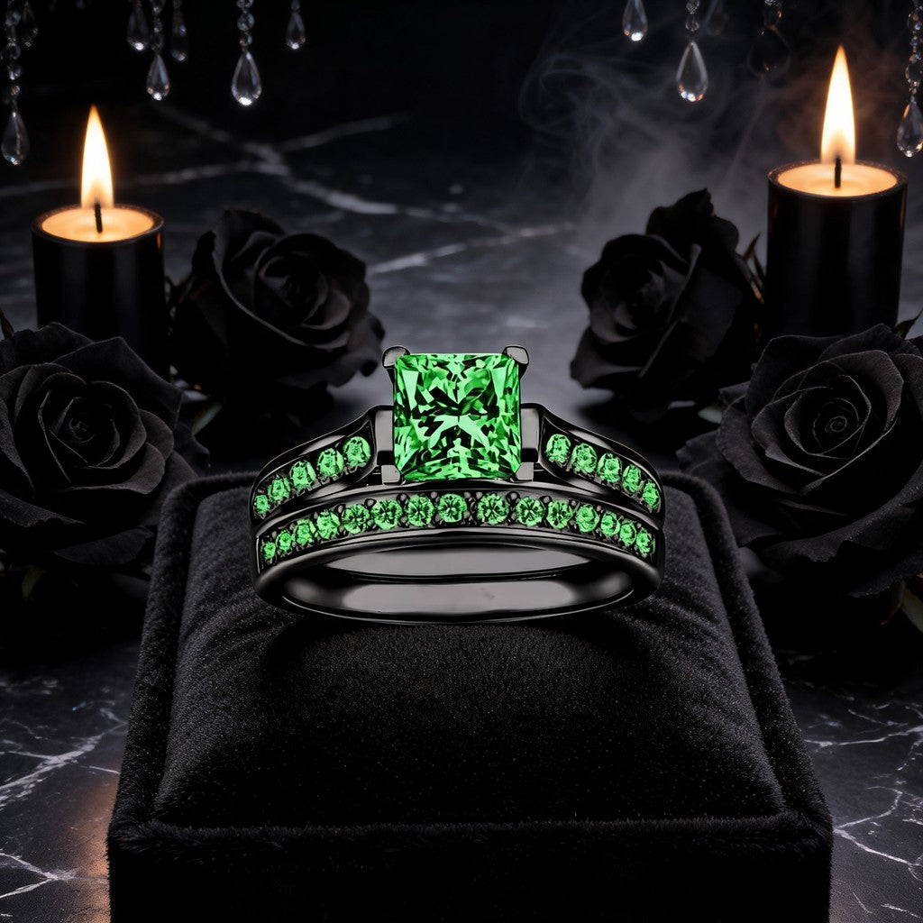 Silver Rose Bracelet – Lunar Gothic Mystic Night Collection