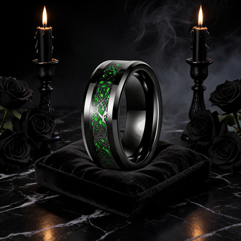 Silver Rose Bracelet – Lunar Gothic Mystic Night Collection