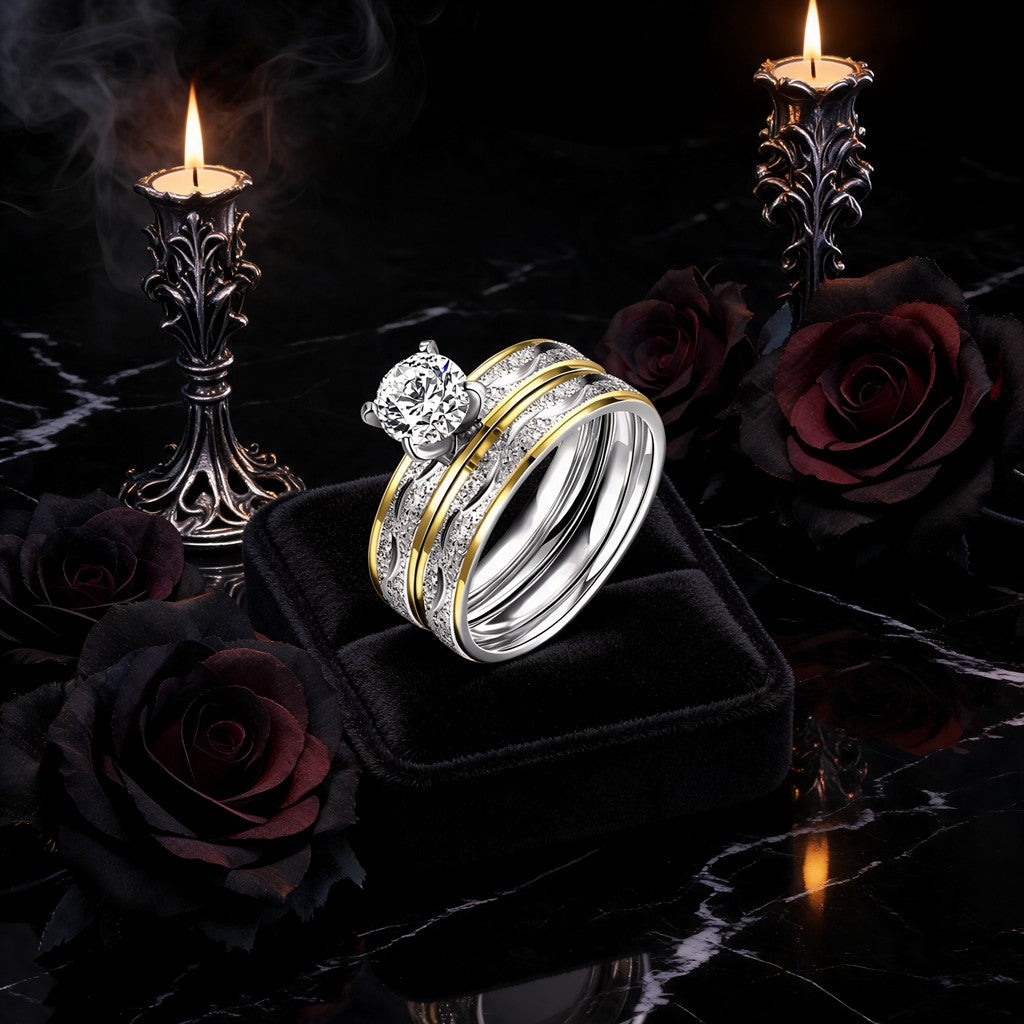 Silver Rose Bracelet – Lunar Gothic Mystic Night Collection