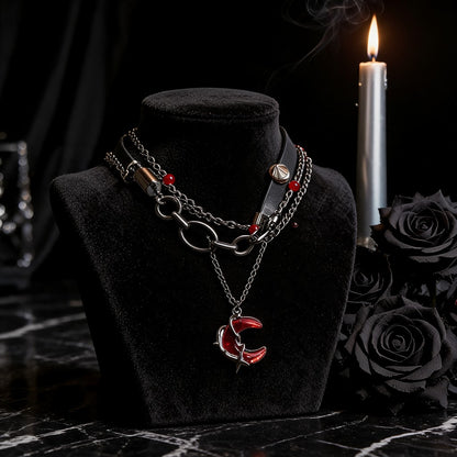 Silver Rose Bracelet – Lunar Gothic Mystic Night Collection