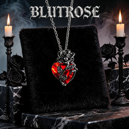 Collar de rosas de plata – Colección Noche Mística Gótica Lunar